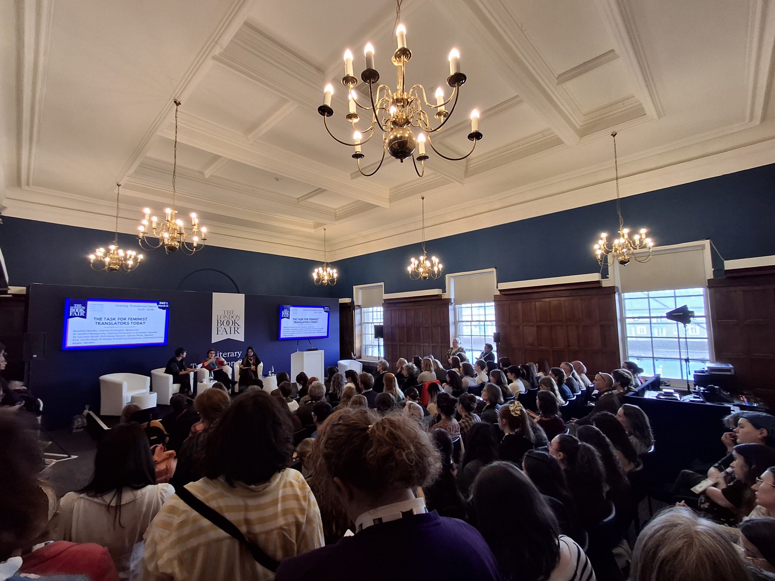 ‘The Task for Feminist Translators Today’, panel at the London Book Fair, March 2025, co-organised with the British Centre for Literary Translation